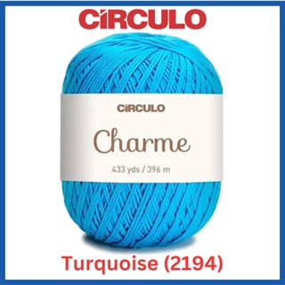 Circulo Yarns CHARME 100% Brazilian Virgin Cotton Yarn 433 yds / 396 m