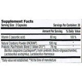 vH essentials Probiotics with Prebiotics and Cranberry Feminine Health Supplement, 60 Count