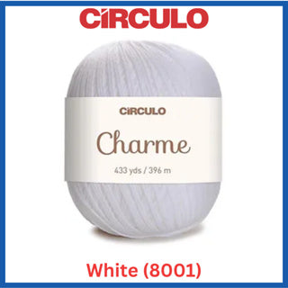 Circulo Yarns CHARME 100% Brazilian Virgin Cotton Yarn 433 yds / 396 m