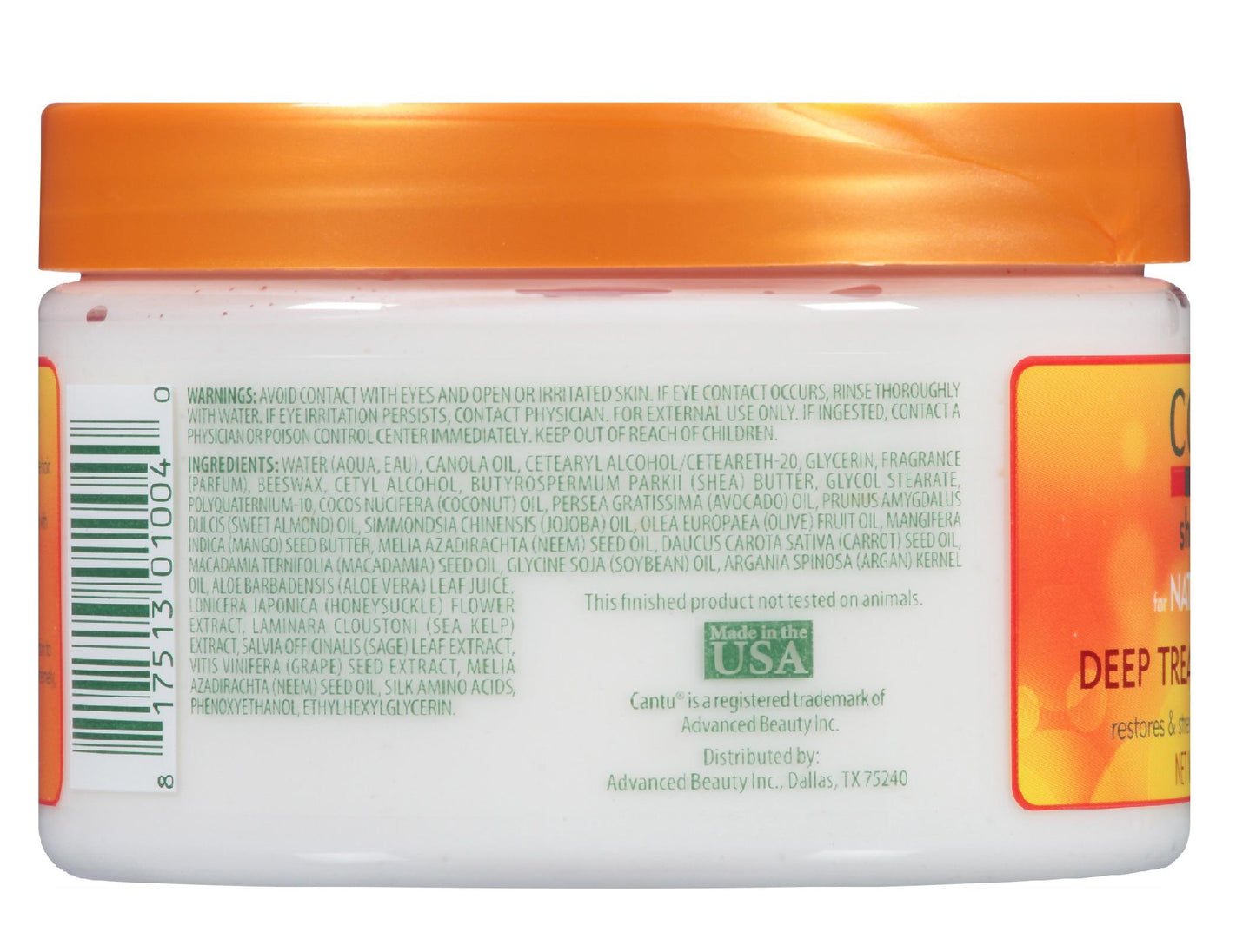 Cantu Shea Butter Deep Treatment Masque, 12 Ounce / 340 g PACKAGING MAY VARY