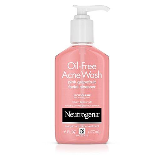 Neutrogena Oil-Free Acne Wash Pink Grapefruit Facial Cleanser 6 fl.oz / 177ml