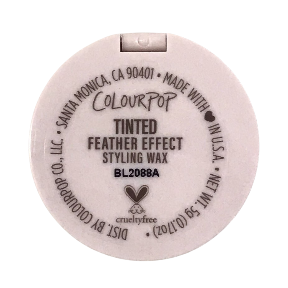ColourPop Feather Effect Brow Styling Wax 0.17 Oz (5g)