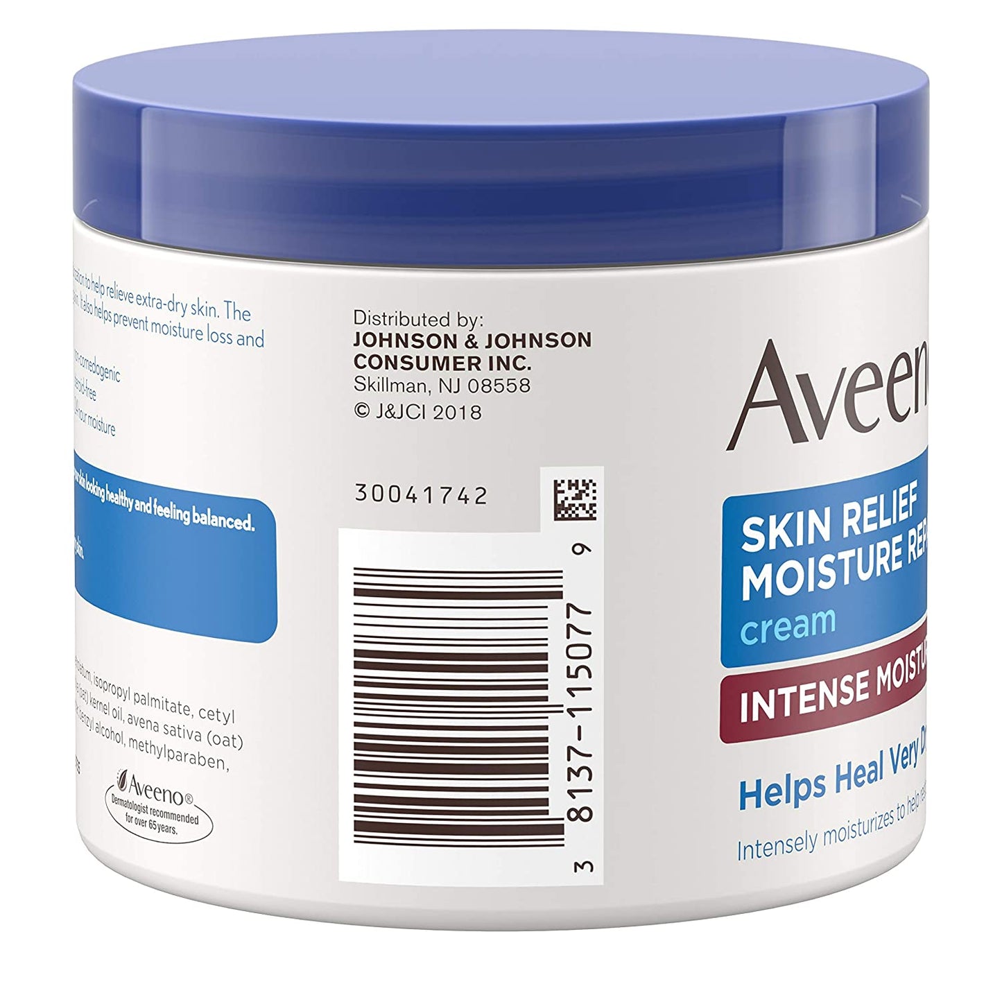 Aveeno Active Naturals Skin Relief Moisture Repair Cream Intense Moisture 11 oz