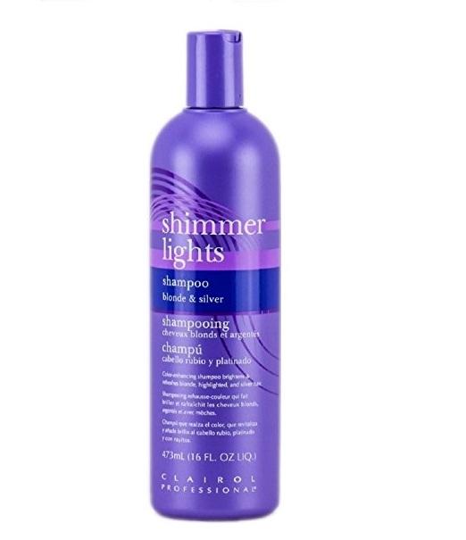 Clairol Shimmer Lights Shampoo Blonde & Silver 16 oz