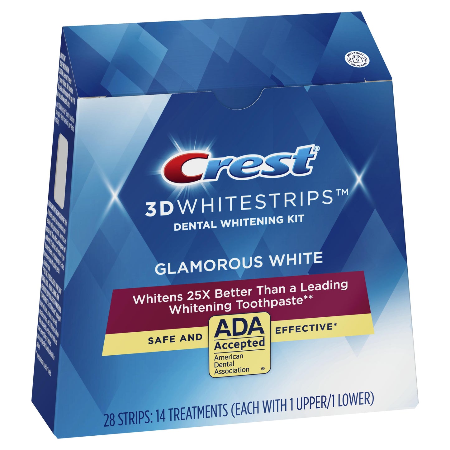 Crest 3D White Glamorous Whitestrips 28 Strips, 14 Treatments (Packaging May Vary)