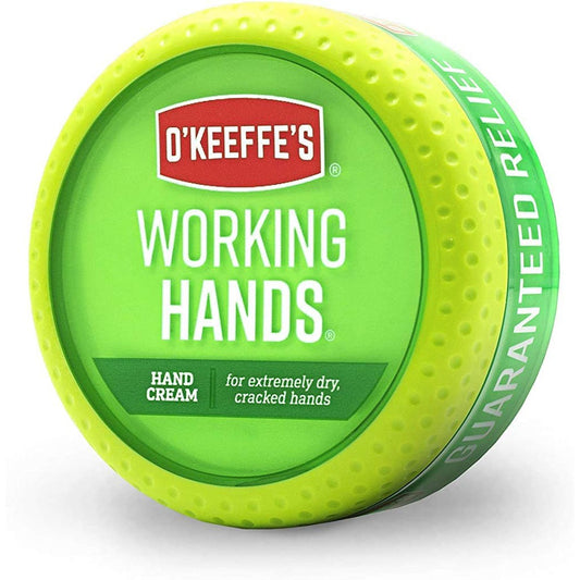 O'Keeffe's Working Hands Hand Cream for Extremely Dry Cracked Hands, 3.4 oz / 96 g