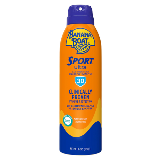 Banana Boat Sport Ultra Broad Spectrum SPF 30 Clinically Proven UVA / UVB Protection 6 Oz (170g)