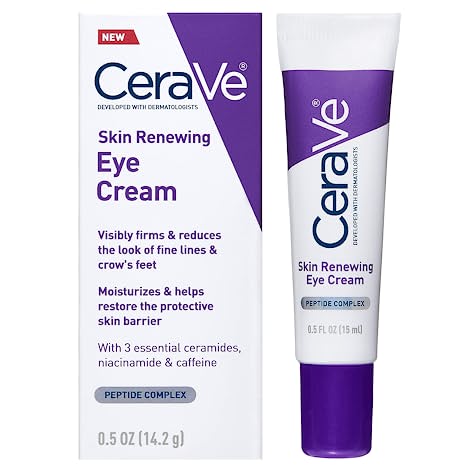 Cerave Skin Renewing Eye Cream Visibly Firms & Reduces Looks Of Fine Lines 0.5 Oz (14.2g) NO BOX