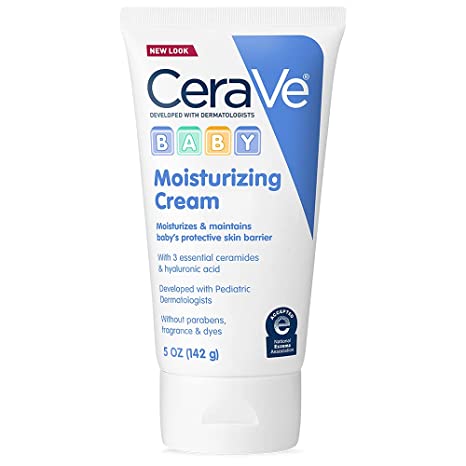 CeraVe Baby Moisturizing Cream Maintains Baby's Protective Skin Barrier 5 Oz (142g)