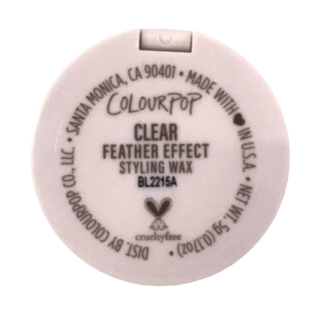 ColourPop Feather Effect Brow Styling Wax 0.17 Oz (5g)