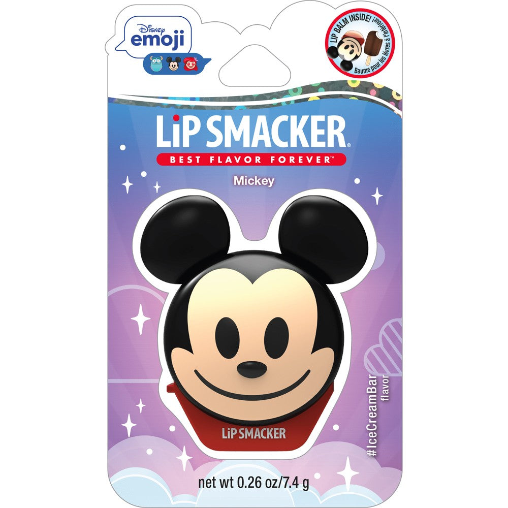 Lip Smacker Emoji Lip Balm, MickeyMouse, Ice Cream Bar Flavor