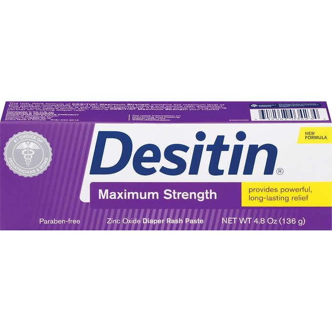 Desitin Maximum Strength Diaper Rash Paste 4.8 oz