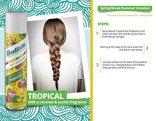 Batiste Dry Shampoo - Coconut & Exotic Tropical 200ml