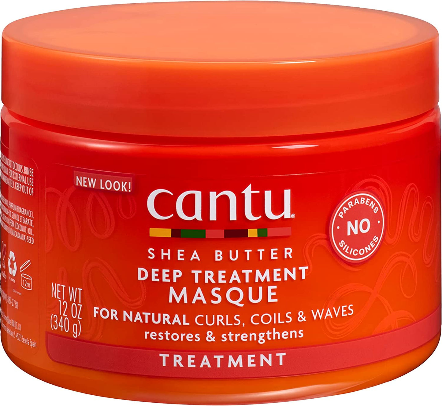 Cantu Shea Butter Deep Treatment Masque, 12 Ounce / 340 g PACKAGING MAY VARY