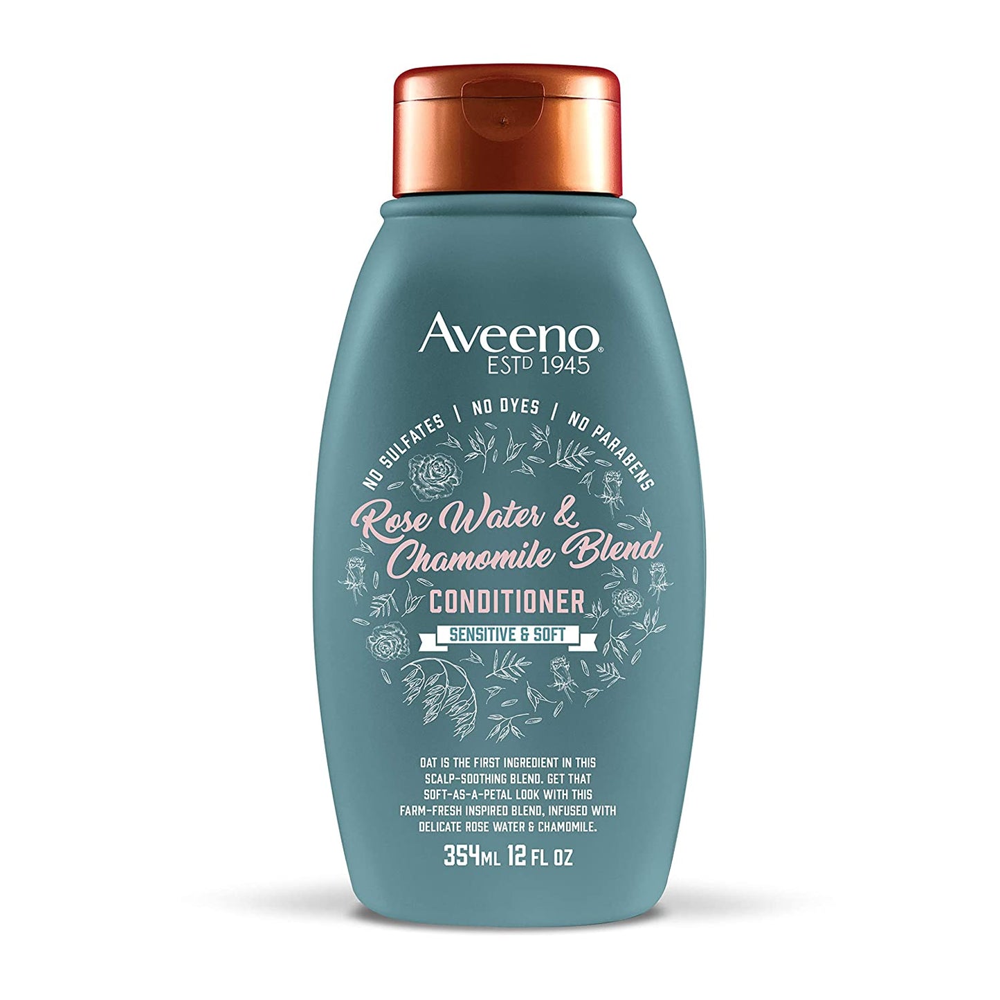 Aveeno Scalp Soothing Rose Water and Chamomile Blend Conditioner, 12 fl.oz / 354ml
