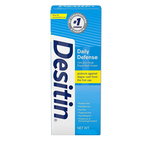 Desitin Daily Defense Zinc Oxide Diaper Rash Cream 2 oz / 57 g