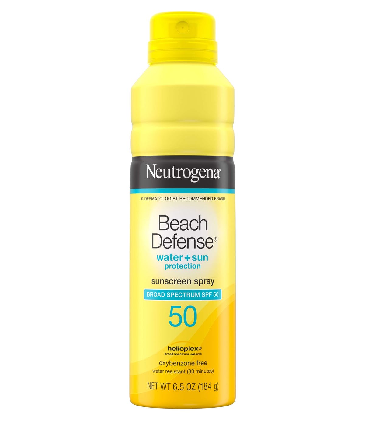 Neutrogena Beach Defense Water + Sun Protection Body Sunscreen Spray SPF 50, 6.5 oz. / 184 g