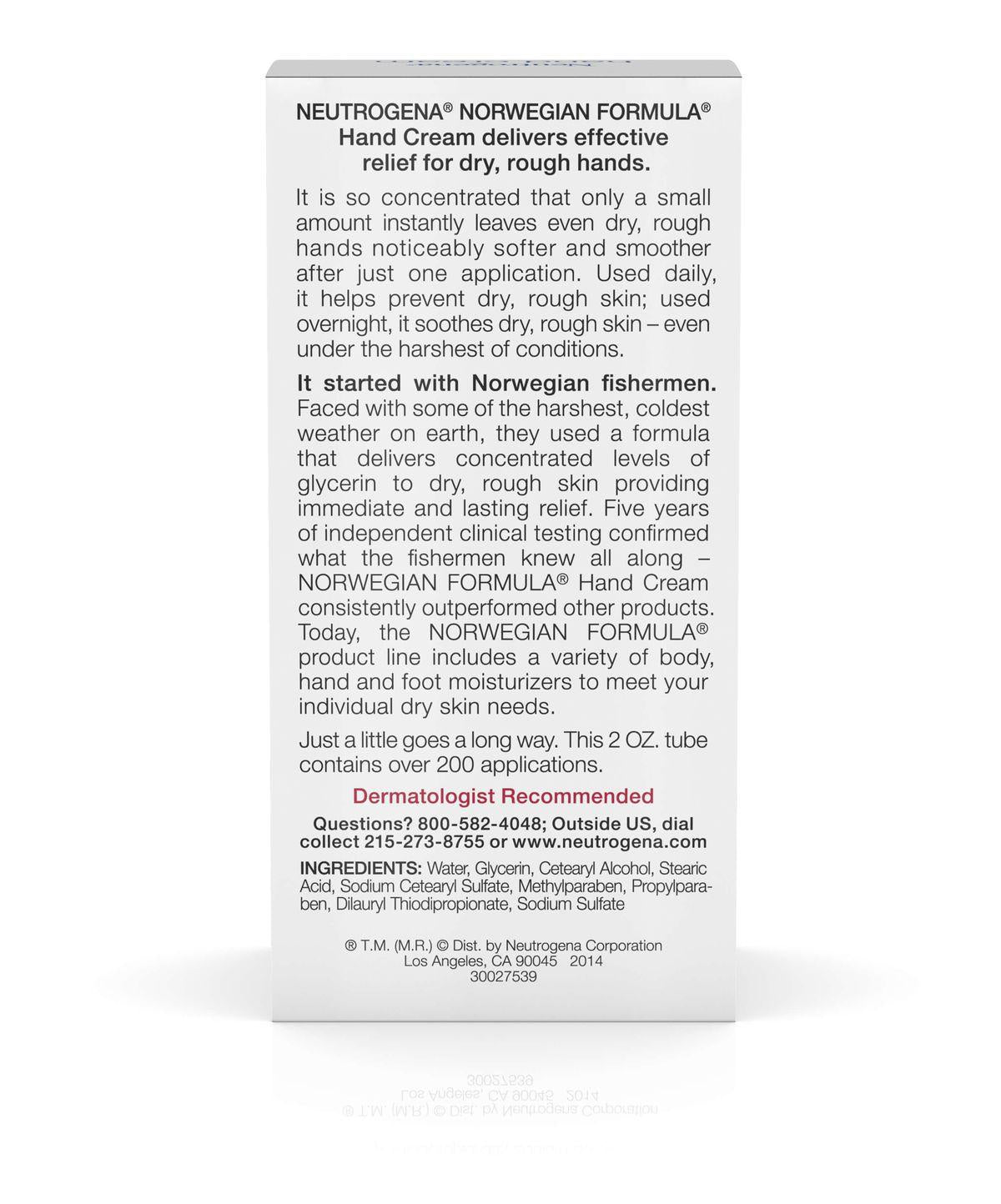 Neutrogena Norwegian Formula, Hand Cream 2 oz (Fragrance Free)