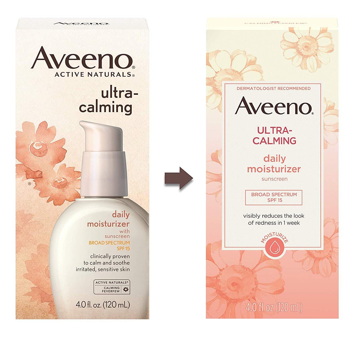 Aveeno Ultra-Calming Daily Moisturizer with Sunscreen SPF 15, 120 ml