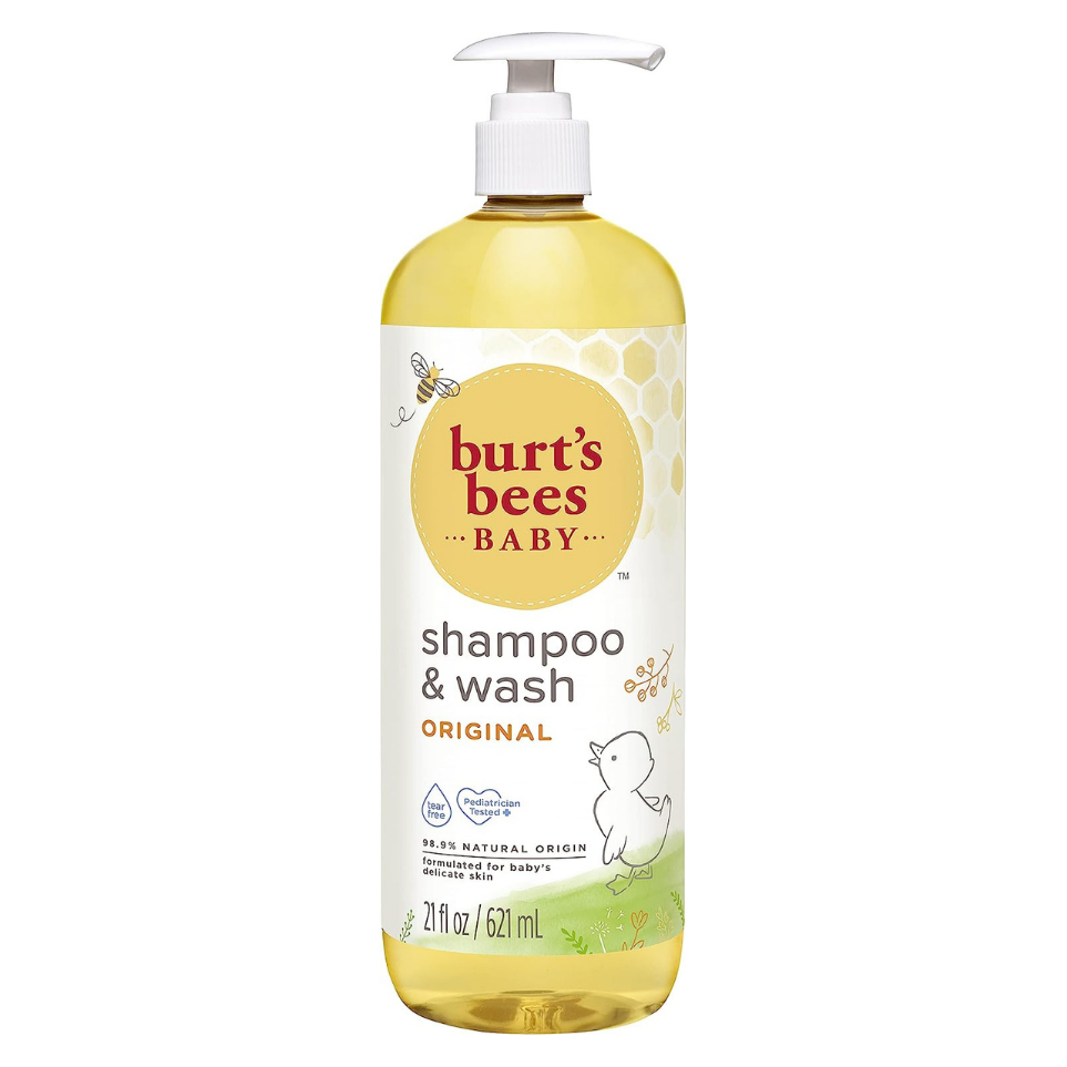 Burt's Bees Baby Shampoo & Wash Formulated For Baby's Delicate Skin 21 Fl Oz / 621ml