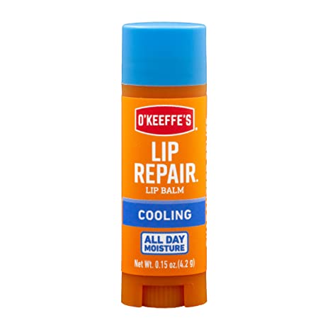 O'Keeffe's Cooling Relief Lip Repair Lip Balm for Dry, Cracked Lips (4.2 g)
