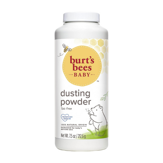 Burt's Bees Baby Dusting Powder Talc Free Formulated For Baby Delicate Skin 7.5 Oz / 212.6g