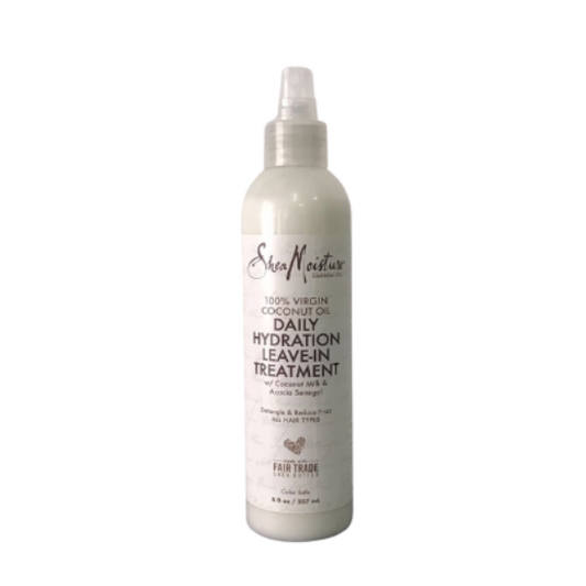 Shea Moisture 100% Virgin Coconut Oil Daily Hydration Leave-In Treatment 8 Oz (237 ml)
