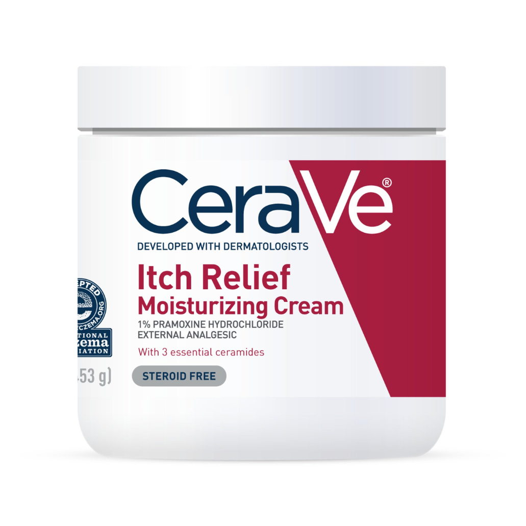 CeraVe Itch Relief Moisturizing Cream with 3 Essential Ceramides 16 Oz