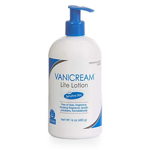 Vanicream Lite Lotion Pump for Sensitive Skin, Free of Dyes, Lanolin, Fragrance, Parabens and Formaldehyde, 16 oz.