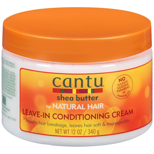Cantu Shea Butter for Natural Hair Leave-In Conditioning Cream 12 oz