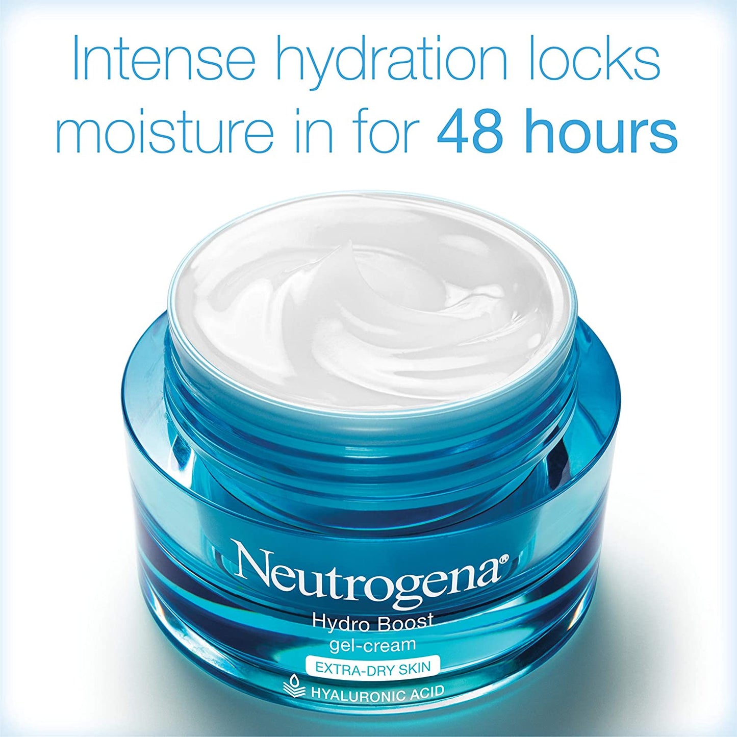 Neutrogena Hydro Boost Hyaluronic Acid Hydrating Gel-Cream Face Moisturizer, 1.7 oz. / 48g NO BOX