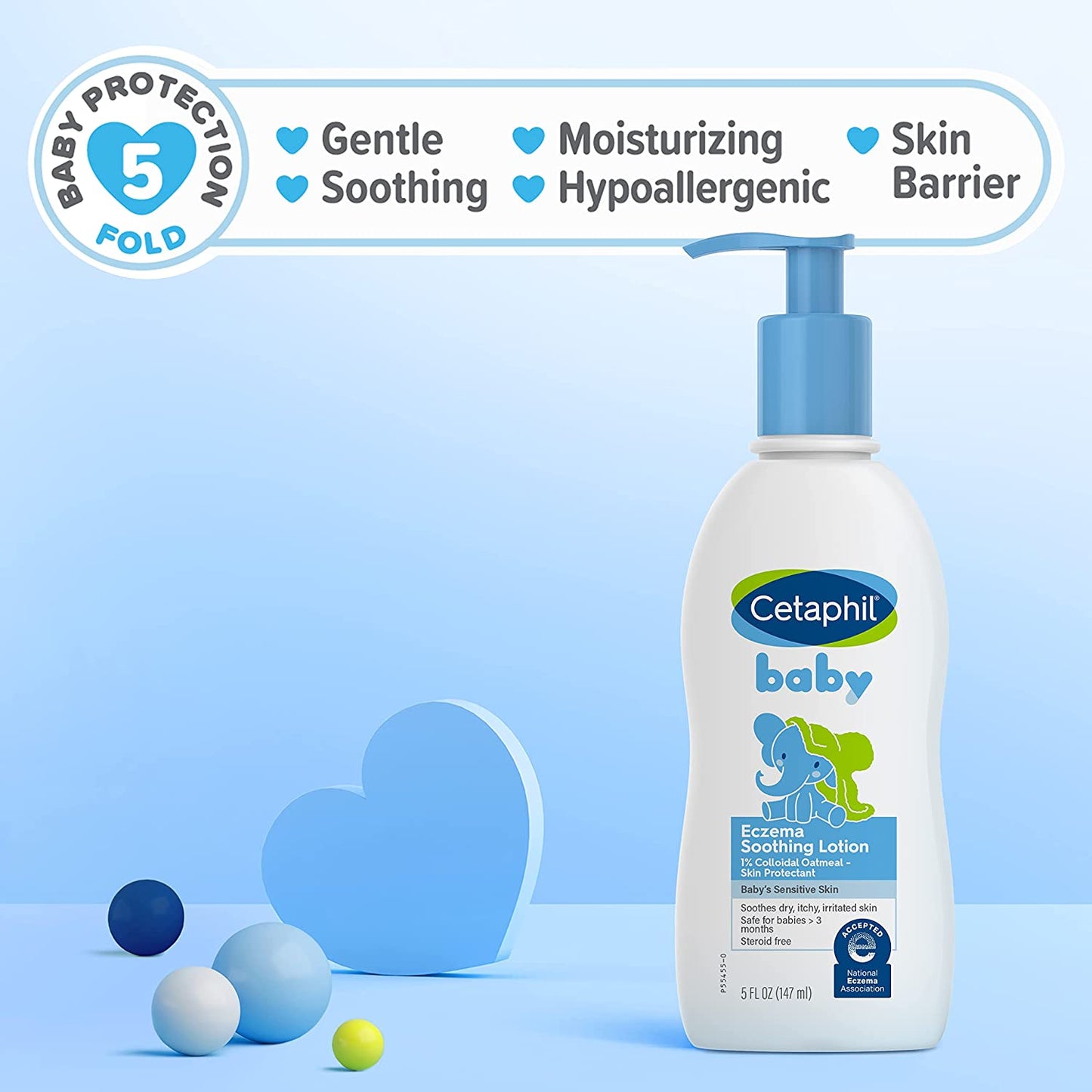 Cetaphil Baby Eczema Soothing Lotion With Colloidal Oatmeal For Dry Itchy And Irritated Skin 5 Fl Oz