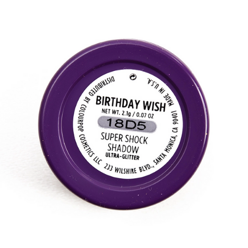 ColourPop Super Shock Shadow Ultra-Glitter in Birthday Wish, 0.07 oz. / 2.1 g