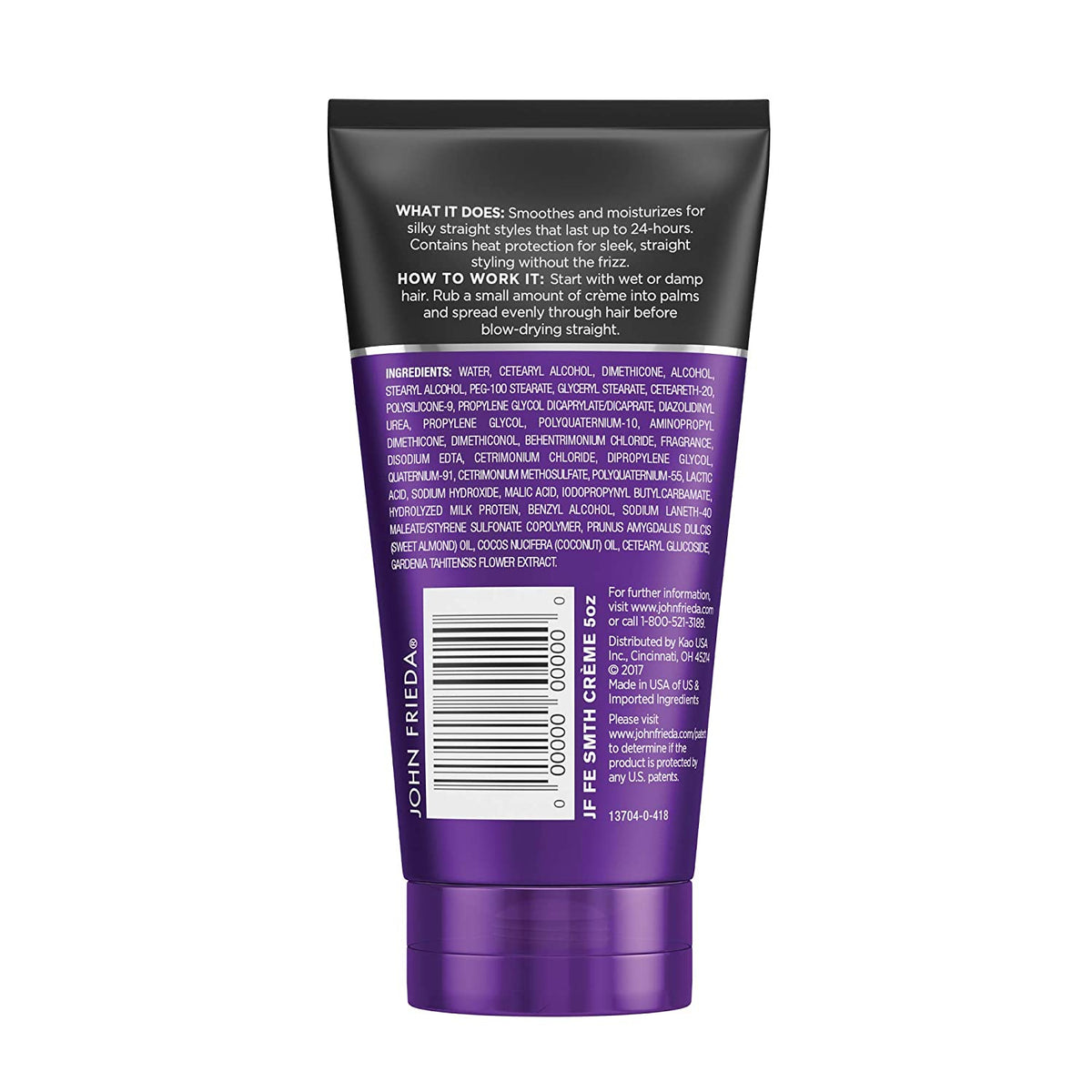 John Frieda Frizz Ease Straight Fixation Styling Creme, 5 oz (PACKAGING MAY VARY)