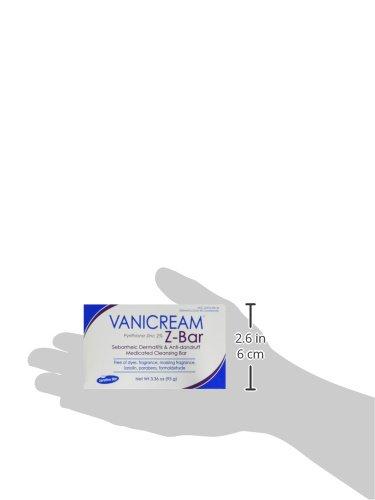 Vanicream Z-Bar, Pyrithione 2% , Seborrheic Dermatitis & Anti-Dandruff Medicated Cleansing Bar