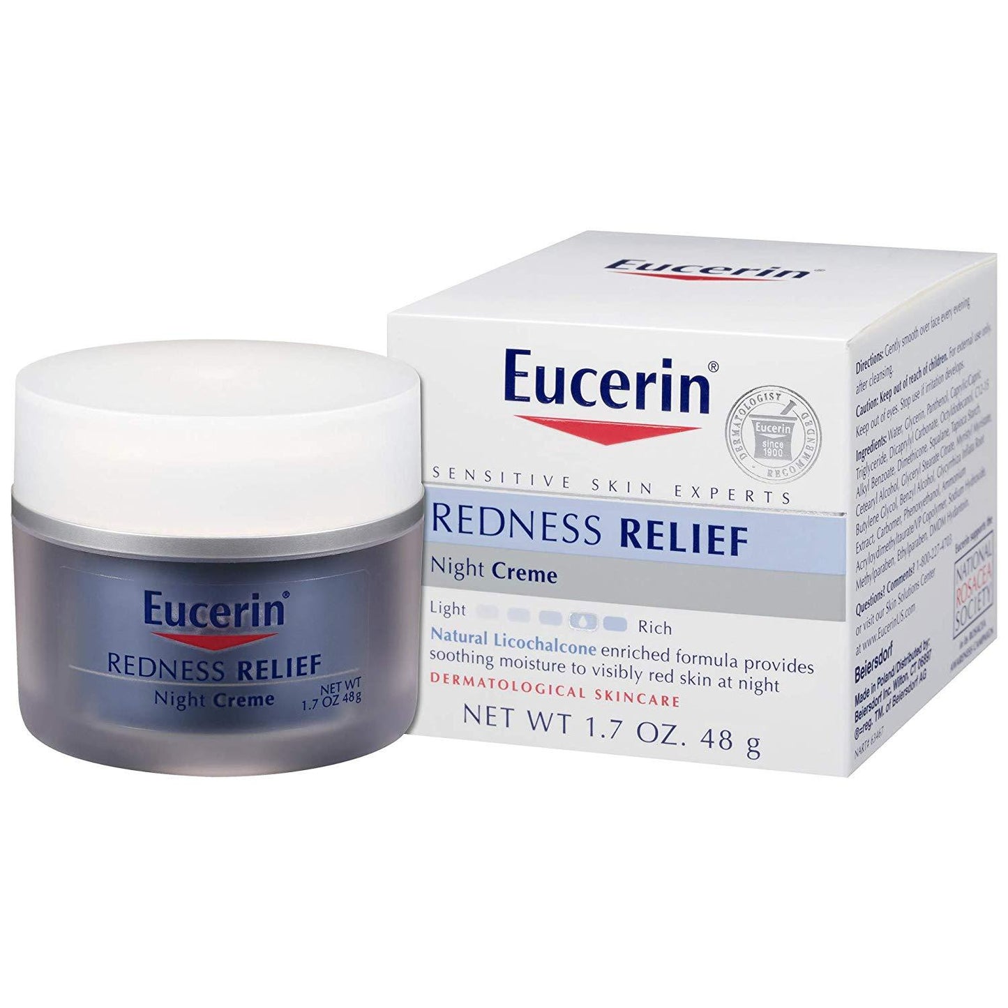Eucerin Redness Relief Night Creme 1.7 oz (48g)