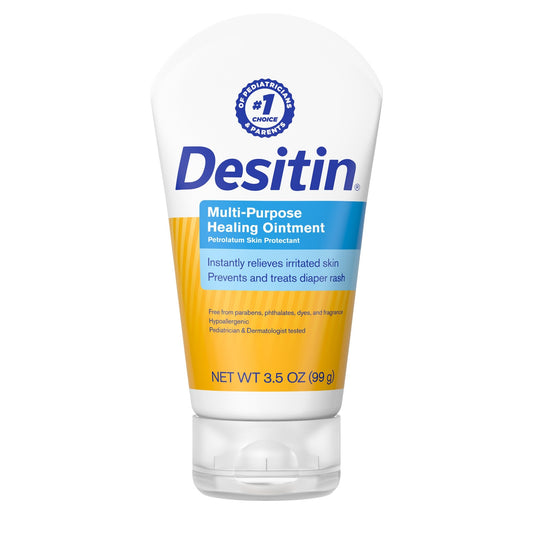 Desitin Multi-Purpose Healing Ointment Skin Protectant Treat Diaper Rash & Relieves Irritated Skin, 3.5 oz. / 99g