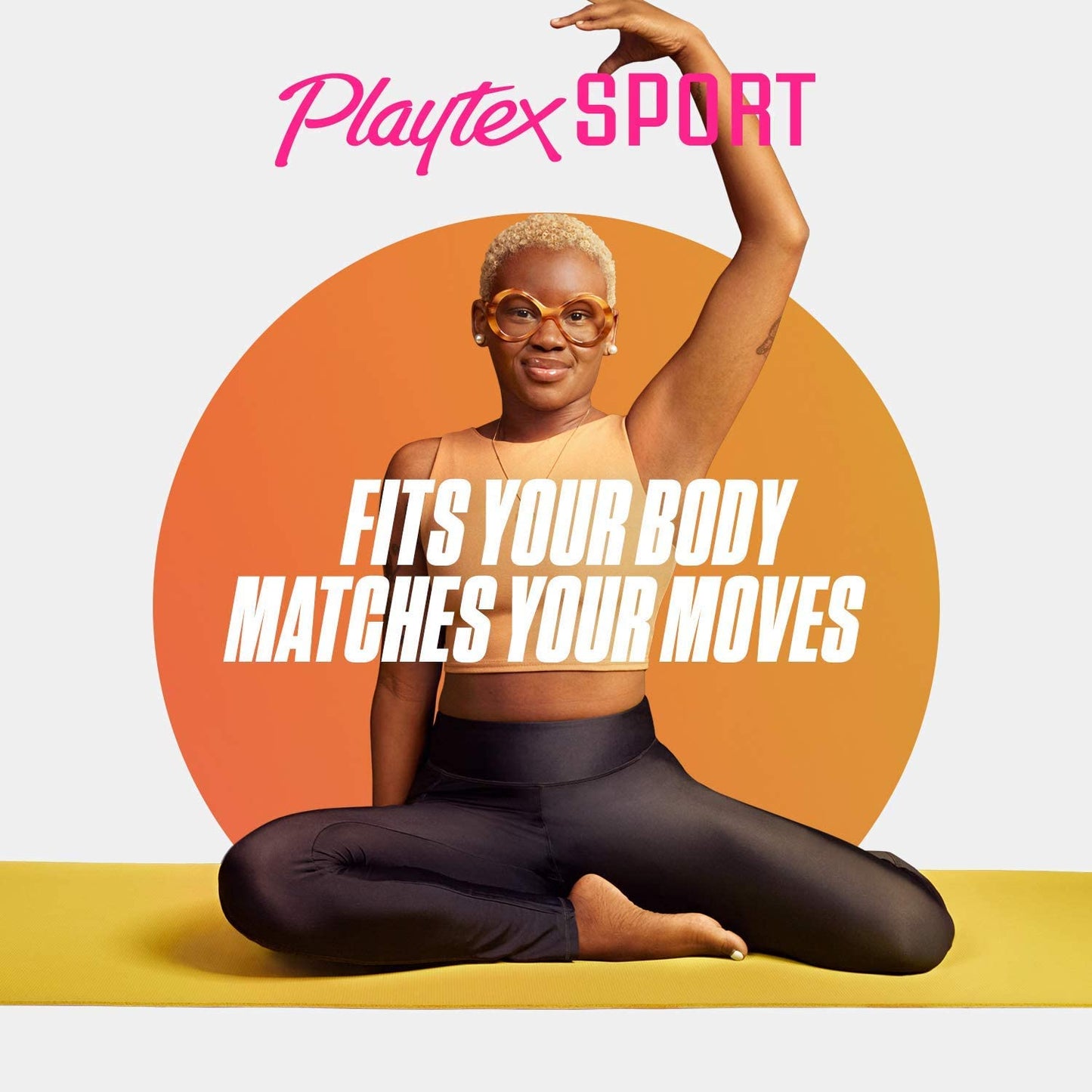 Playtex Sport Tampons with FlexFit Technology Regular Unscented, 18 Tampons