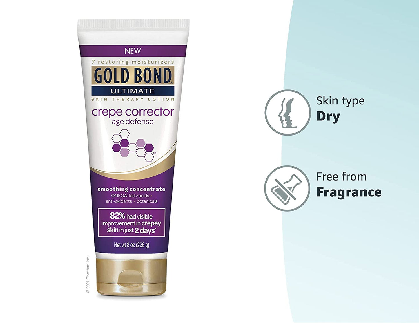 Gold Bond Crepe Corrector Ultimate Age Defense Smoothing Concentrate 8 Oz (226 g)