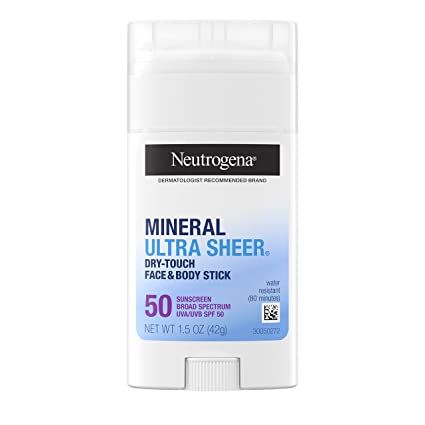 Neutrogena Mineral Ultra Sheer Dry Touch Face and Body Stick 50 Sunscreen SPF 42 g