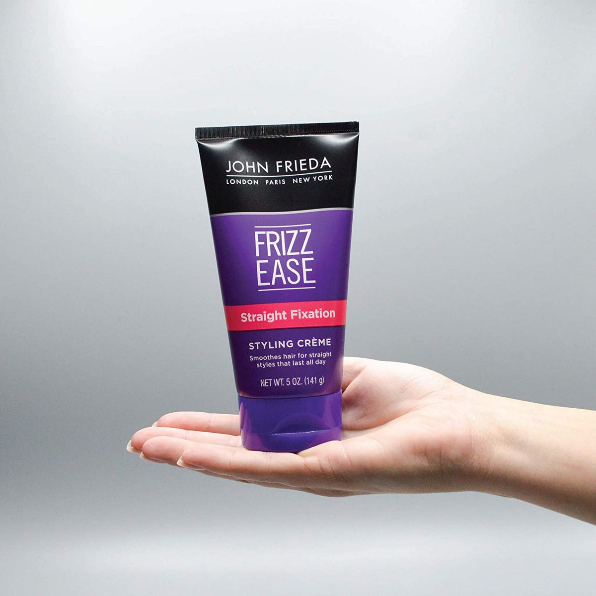 John Frieda Frizz Ease Straight Fixation Styling Creme, 5 oz (PACKAGING MAY VARY)