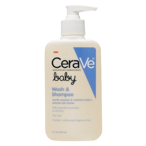CeraVe Baby Wash & Shampoo with 3 Essential Ceramides & Vitamin E, 8 fl.oz / 237ml