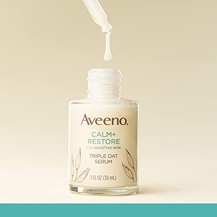 Aveeno Calm Restore for Sensitive Skin Triple Oat Serum  Fragrance Free 30 ml