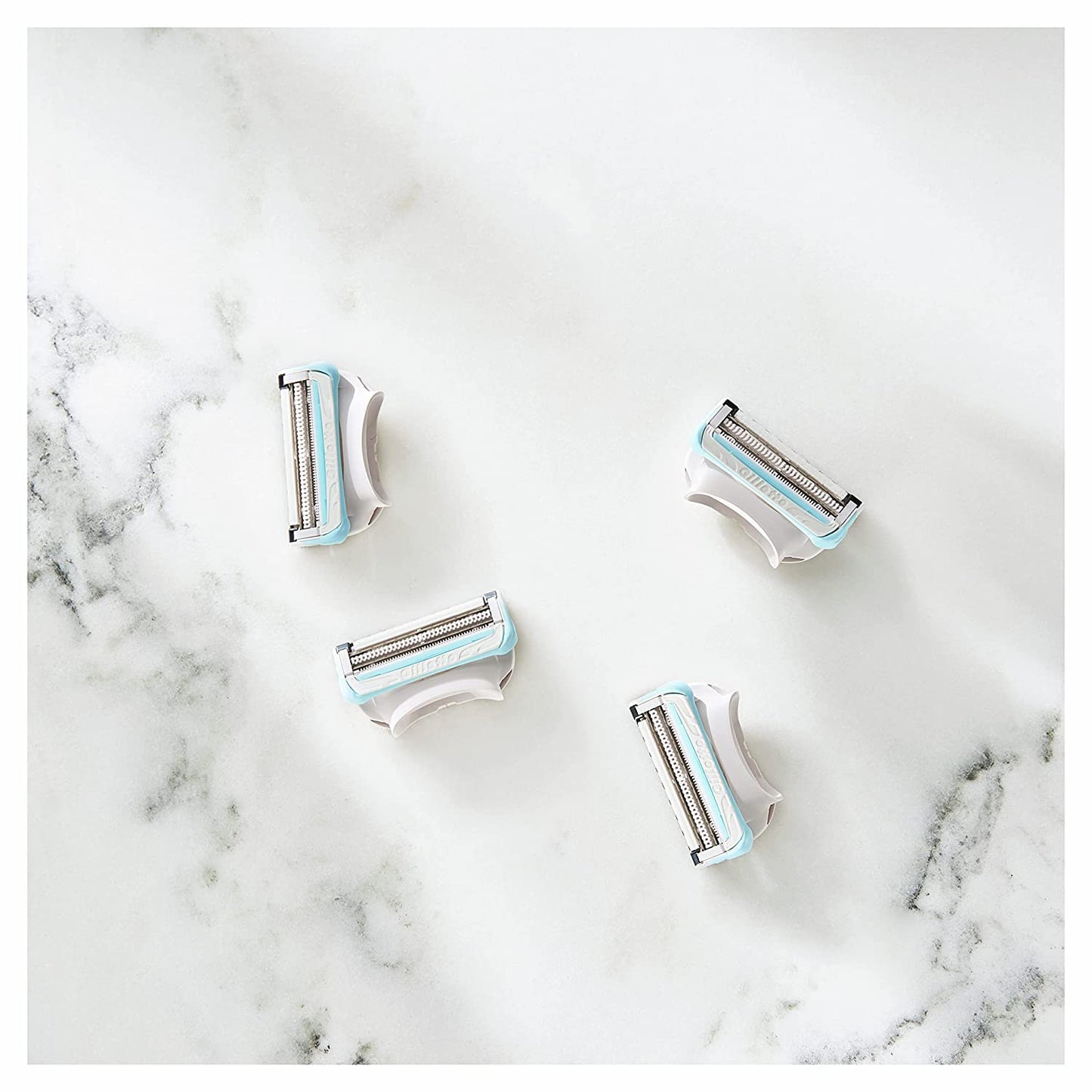 Gillette Venus Intimate Grooming Womens Razor Blade Refills with Bikini Trimmer 4 Count