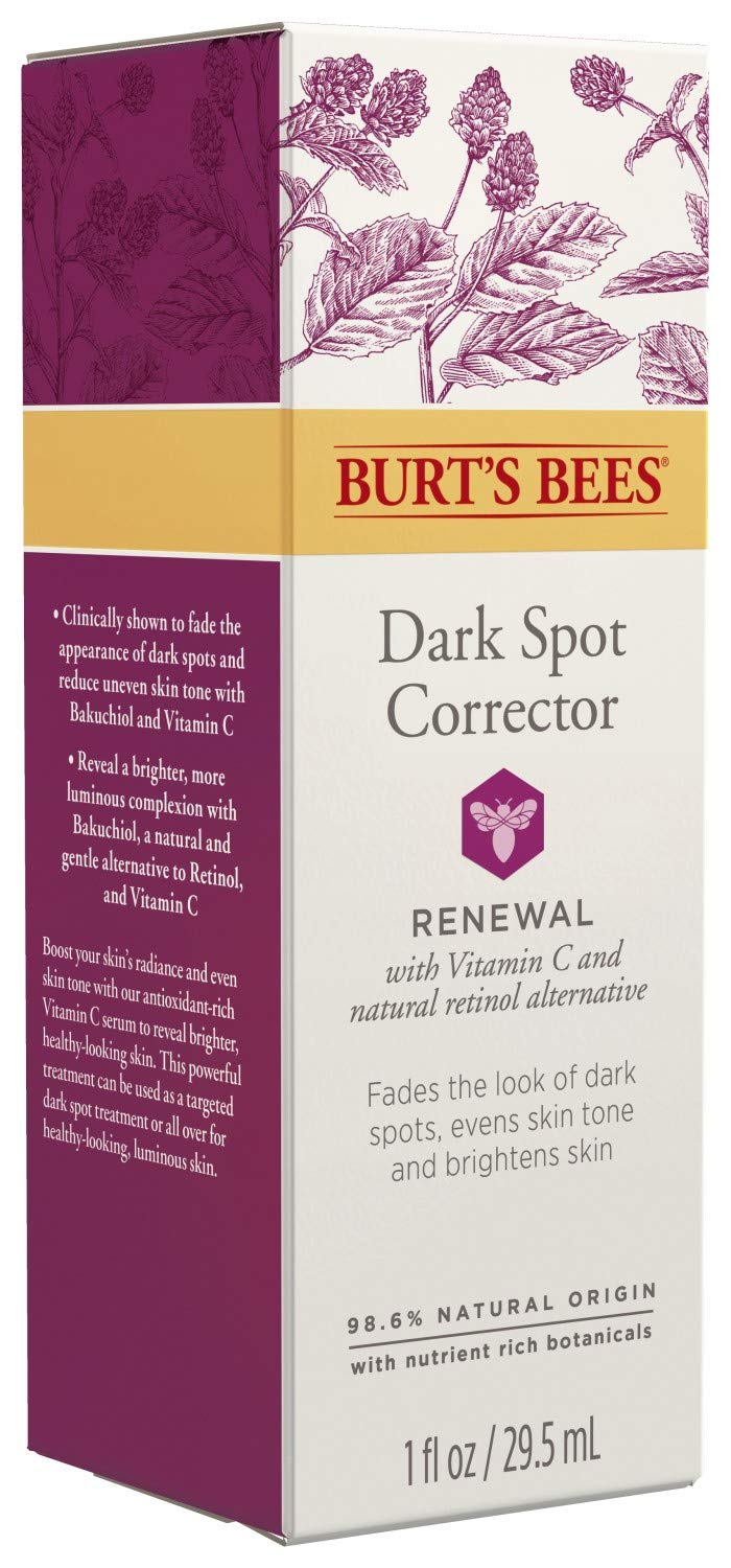 Burt's Bees Dark Spot Corrector Renewal w/ Vitamin C & Natural Retinol Alternative 29.5 mL, 1 Count
