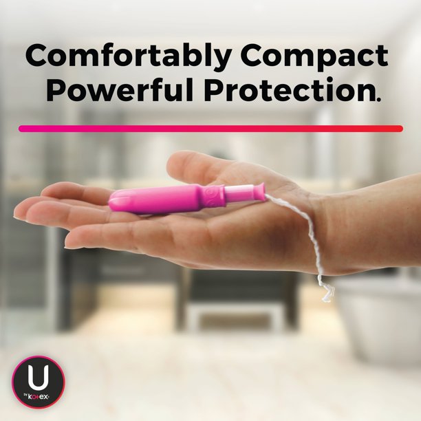 U by Kotex Click with Avec Comfortflex Compact Tampons - 45 Unscented Tampons