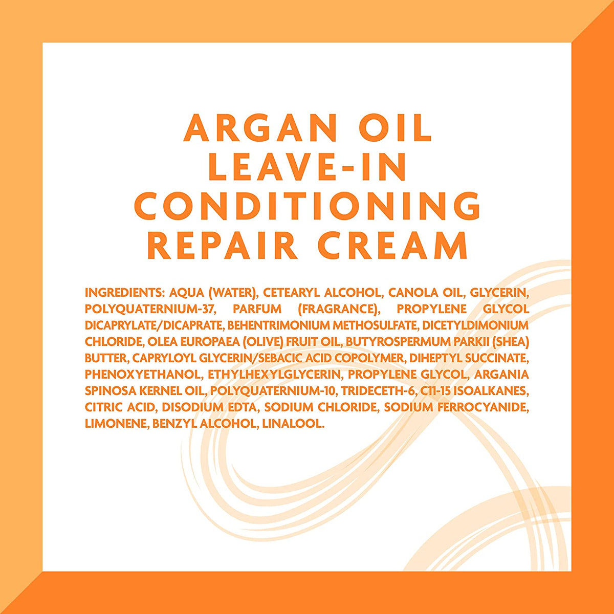 Cantu Argan Oil Leave-In Conditioning Repair Cream, 16 oz / 453 g (PACKAGING MAY VARY)