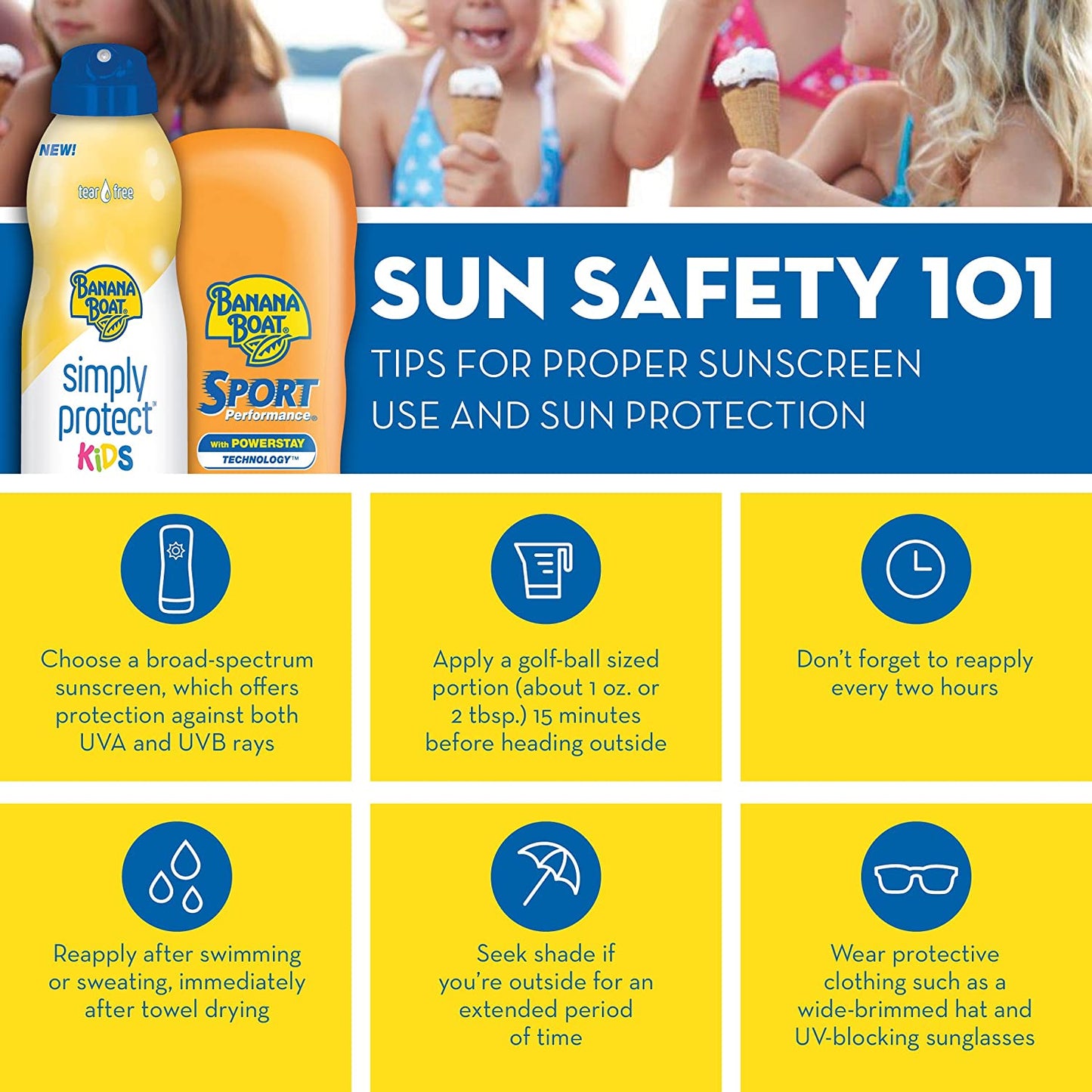 Banana Boat Kids Max Protect & Play Clear Sunscreen Spray UVA/UVB Broad Spectrum SPF 100, 6 oz. / 170g