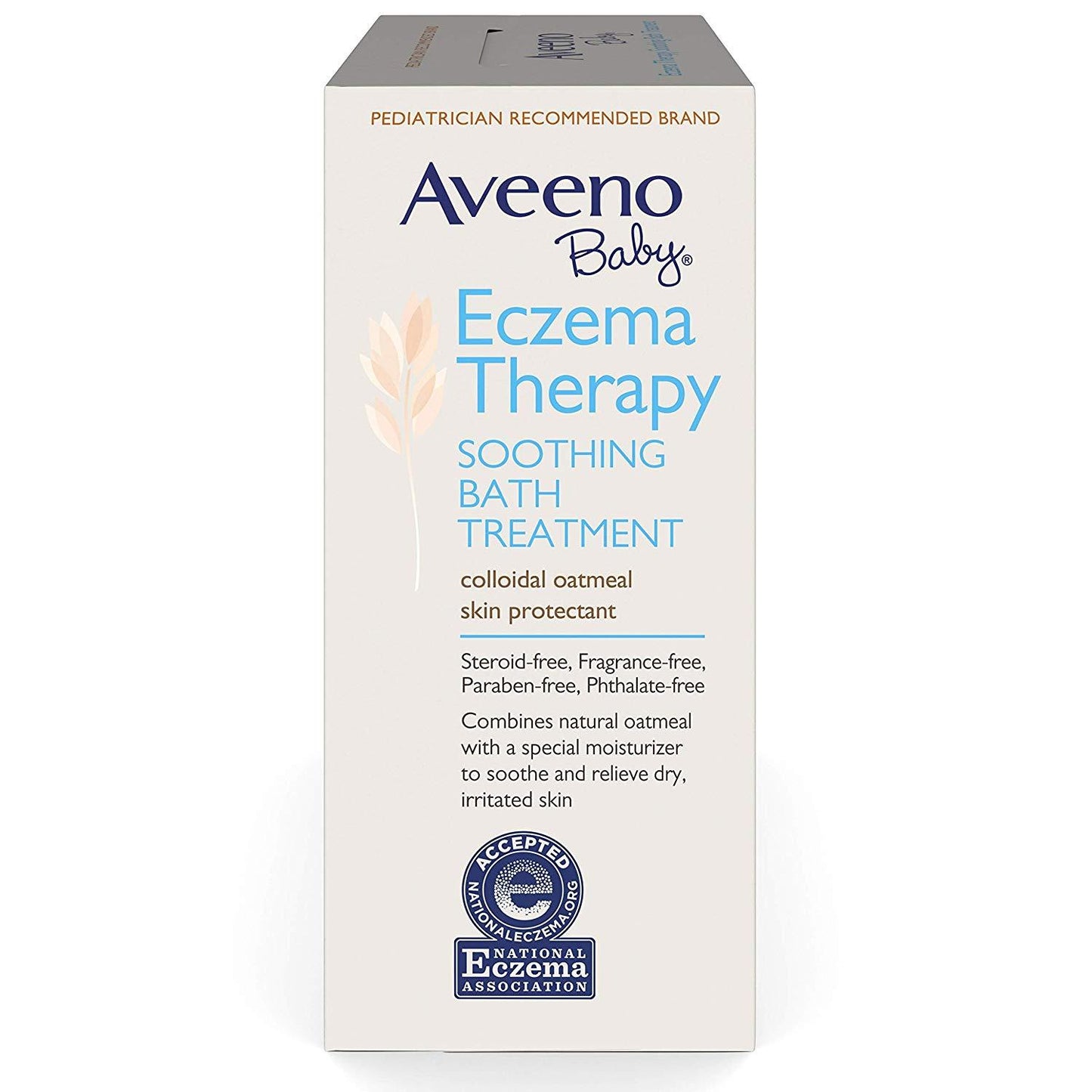 Aveeno Baby Eczema Therapy Soothing Bath Treatment Colloidal Oatmeal Skin Protectant, 3.75 oz. / 106g
