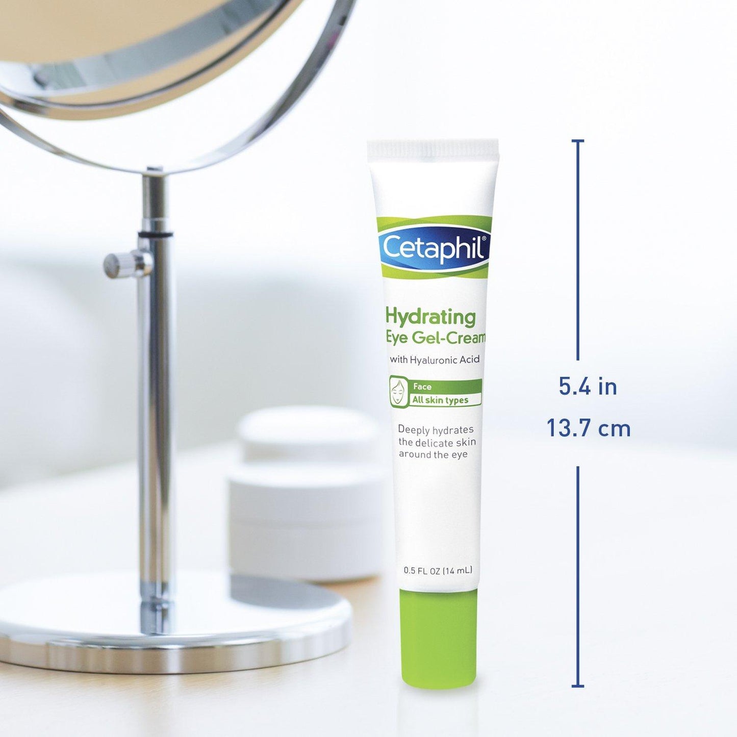 Cetaphil Hydrating Eye Gel Cream With Hyaluronic Acid 0.5 fl oz (Packaging may vary)